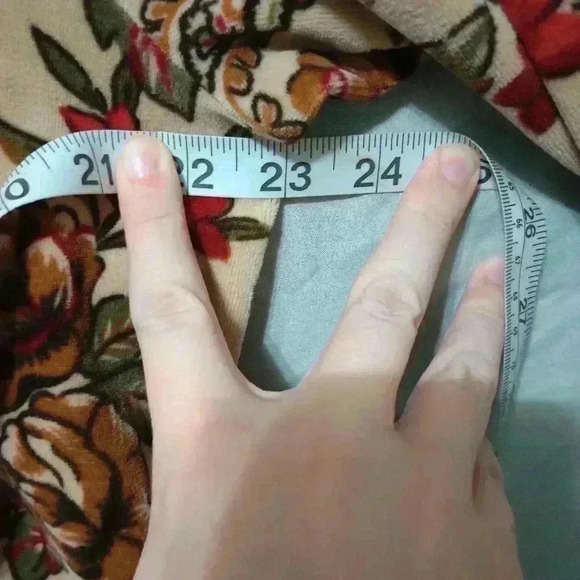 Pappagallo Women’s Vtg Velour Paisley Floral Button Up Blouse Size L Fall Autumn - Picture 3 of 5